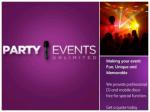 Wedding planner party events unltd