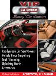 Leather fabric car seat covers