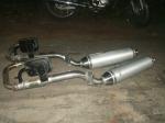 Good condition of two silencer