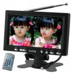 Wide lcd tv with alpine car stereo amplifier