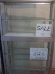 Two used glass showcases ideal for a retailer