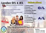 London ol and al classes dehiwala